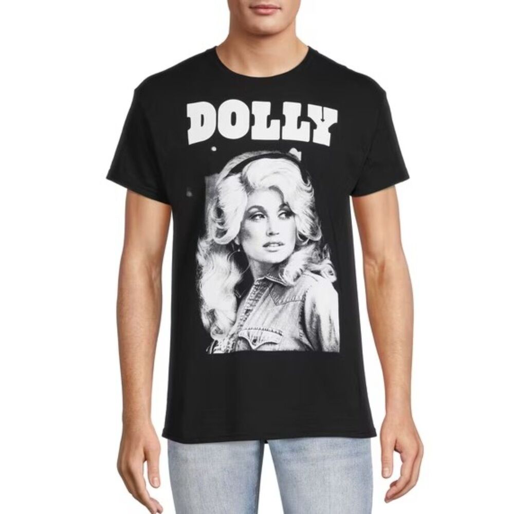 Dolly Parton Graphic T Blk Sm
